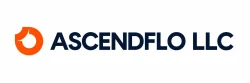 Official ASCENDFLO LLC logo with orange emblem and navy lettering.